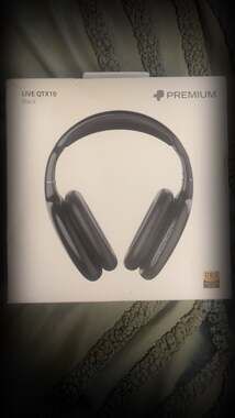 MTS Live QTX10 Premium Wireless Bluetooth Headphones - Black
